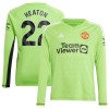 Maglia da Calcio Portiere a Maniche Lunghe Manchester United Heaton 22 Casa 2023-24 per Uomo